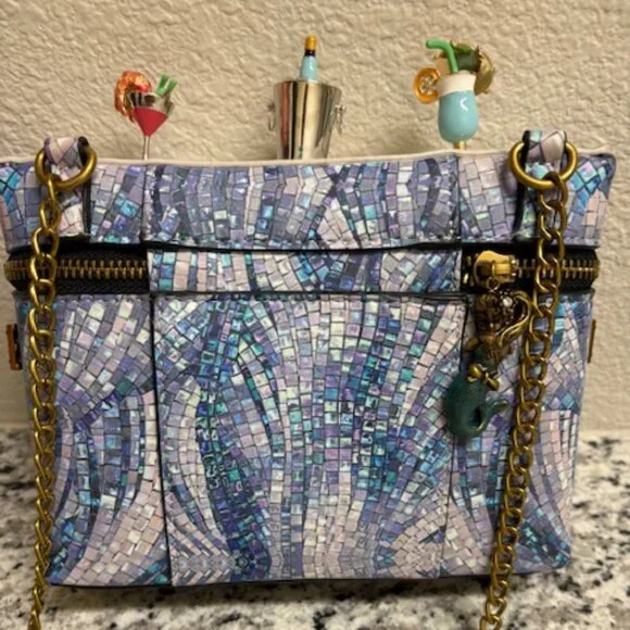 Betsey Johnson Drink Like A Fish Dive Bar Crossbody - Picture 3 of 5